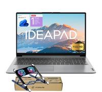 Lenovo IdeaPad 2025 Family Laptop, 15.6" FHD Screen, Intel N6000 CPU, 12GB RAM, 512GB SSD + 128GB eMMC, 10HR Battery, Win11, 1Yr ADP + Office 365 with 1TB Cloud, Laptop Cooler Bundle, Everyday Use