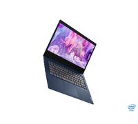 Lenovo IdeaPad 3 14IML05 Intel® Pentium® Gold 6405U Laptop 35.6 cm (14") Full HD 4 GB DDR4-SDRAM 128 GB SSD Wi-Fi 6 (802.11ax) Windows 10 Home in S mode Blue