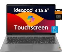 Lenovo IdeaPad 3 15.6" FHD Touchscreen Laptop (16GB RAM, 512GB SSD, Intel Core i3) for Home & College Student, Narrow Bezel, Webcam, 12-Hour Long Battery Life, NumPad, IST SD Card, Win 11 Home in S
