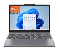 Lenovo IdeaPad 3 15" Laptop Computer, AMD Ryzen 5 7535HS (Beat i5-13500H), 16GB DDR5 RAM, 512GB PCIe SSD, FHD+ Display, WiFi 6, Bluetooth 5.3, AI Copilot PC for Home Office, Luna Grey, Windows 11 Pro