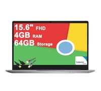 Lenovo IdeaPad 3 Chromebook Laptop | 15.6" FHD Anti-Glare | Intel Celeron N4500 | 4GB DDR4 64GB Storage | Privacy Camera USB-C Long-Lasting Battery w/DLCA Accessory