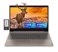 Lenovo Ideapad 3i 15.6" FHD Display Laptop, Intel i3-1115G4, 12GB RAM, 416GB Storage (256GB PCIe SSD + 160GB Docking Station Set), Intel UHD Graphics, Numeric Keypad, Webcam, Wi-Fi, Windows 11, Almond