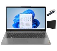 Lenovo Ideapad 3i 15.6" FHD Touch Laptop, Intel Core i3-1115G4 Processor, 16GB RAM, 256GB SSD, Bluetooth, Wi-Fi6, Windows 11 Home in S Mode, Arctic Grey with Accessories