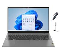 Lenovo Ideapad 3i 15.6 inch FHD Touchscreen Laptop, Intel Quad-Core i5-1135G7 Processor, 8GB Memory, 512GB M.2. SSD, Wi-Fi, Bluetooth, Copilot AI, Windows 11 Home, Grey with HEX Accessories