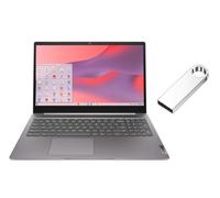 Lenovo IdeaPad 3i Chromebook 15.6” FHD 1920 x 1080 Display | Intel Celeron N4500 1.1GHz | Intel UHD Graphics | Camera |Grey | 4GB RAM | 64GB SSD | Chrome OS | Bundle with 64GB USB Flash Drive