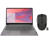 Lenovo IdeaPad 3i Chromebook 15.6” FHD 1920 x 1080 Display | Intel Celeron N4500 1.1GHz | Intel UHD Graphics | Camera |Grey | 4GB RAM | 64GB SSD | Chrome OS | Bundle with Wireless Mouse