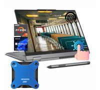 Lenovo IdeaPad 5 14" Touch Ryzen 7 Business 2-in-1 Laptop, 14" FHD+ Touchscreen, AMD Ryzen 7 8845HS, 16GB RAM, 1TB SSD, FP Reader, Backlit KB, Stylus Pen, W11P, with 512GB External SSD Bundle