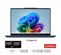 Lenovo Ideapad 5 14Agp11 Copilot+ Pc, Amd Ryzen 5 Ai, 16Gb Ram, 512Gb Ssd, 14 Inch Convertible 2 In 1 Laptop, 83Uh000Uuk