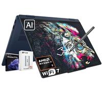Lenovo IdeaPad 5 2-in-1 14" Touchscreen Laptop, AMD 8-Core Ryzen AI 7 350(>Intel i7-1355U), 16GB LPDDR5 RAM, 1024GB PCIE SSD, Copilot+ PC, WiFi 7, BT5.4, Backlit KB, W Pen&128G PSD, Win 11 Pro
