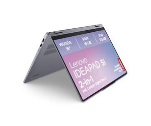 Lenovo IdeaPad 5 2-in-1 Laptop | 16" WUXGA Display | Intel Core Ultra 5 | 16GB RAM | 512GB SSD | Intel Graphics | Windows 11 Home | QWERTZ | Luna Grey | 3 Months Premium Care