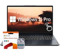 Lenovo IdeaPad Business Laptop, 15.6" Touchscreen, Windows 11 Pro Laptop, Intel Core i5 Processor, Microsoft Office Lifetime Suite, SageNova Earphones, Blue (Intel Core i5, 40GB RAM | 2TB SSD)