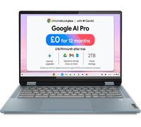 LENOVO IdeaPad Flex 5 14" 2 in 1 Chromebook Plus - Intel®Core i5, 512 GB SSD, Blue, Blue
