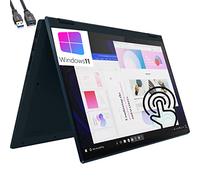 Lenovo IdeaPad Flex 5 14" FHD Touchscreen 2-in-1 Laptop, Octa-Core AMD Ryzen 7 5700U (Beat i7-1165G7), 16GB DDR4 RAM, 512GB PCIe SSD, WiFi 6, Bluetooth 5, Abyss Blue, Windows 11, BROAG Extension Cable