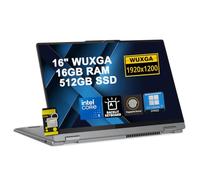Lenovo IdeaPad Flex 5 2-in-1 Laptop 16" WUXGA IPS Touchscreen Intel 10-core Core 5 120U 16GB RAM 512GB SSD Backlit Fingerprint Type-c FHD Camera Win11Pro ICP Hub