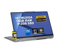 Lenovo IdeaPad Flex 5 2-in-1 Laptop 16" WUXGA IPS Touchscreen Intel 10-core Core 5 120U 16GB RAM 512GB SSD Backlit Fingerprint Type-c FHD Camera Win11 ICP Hub