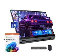 Lenovo IdeaPad Flex 5i 14" WUXGA Touch 2-in-1 Laptop, Intel i5-1235U, 8GB LPDDR4X, 2.16TB Storage (2TB SSD + 160GB Docking Station Set), Backlit Keyboard, Fingerprint Reader, Wi-Fi 6, Win 11 Pro, Gray