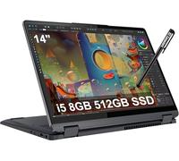 Lenovo IdeaPad Flex 5i 2-in-1 Laptop (14" FHD+ Touchscreen, Intel Core i5-1235U, 8GB RAM, 512GB SSD) Convertible, Fingerprint, Backlit, 1080p Webcam, 9-Hr Battery Life, IST Pen, Win 11 Home S Mode