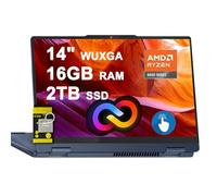 Lenovo IdeaPad Flex 5i 2-in-1 Laptop 14" WUXGA Touch AMD 8-core AI-Powered Ryzen 7 8840HS Up to 16 Tops 16GB RAM 2TB SSD for Creator Designer Business Professional Win11 ICP Hub/Copilot AI PC