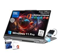 Lenovo Ideapad Flex 5i 2-in-1 Touchscreen Laptop - w/Office Lifetime • Intel 10-Core 7 150U • 14" 16:10 WUXGA Display • Fingerprint • Backlit KB • Win 11 Pro, External DVD Drive (16GB RAM | 2TB SSD)