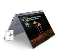 Lenovo IdeaPad Flex 5i - Everyday Notebook - 2-in-1 Laptop Computer - Windows 11-14" WUXGA Touchscreen Display - 8GB RAM 1TB SSD - Intel Core Ultra 5 225U - Luna Grey - w/2TB USB Drive - W/GaLiMu