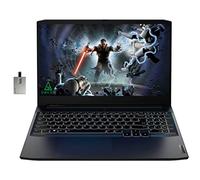 LENOVO IdeaPad Gaming 3 15.6" FHD 120Hz Gaming Laptop, AMD Ryzen 5-5600H Processor, 64GB RAM, 2TB PCIe SSD, Backlit Keyboard, GeForce GTX 1650, HD Webcam, Windows 10, Black, 32GB USB Card