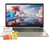 Lenovo IdeaPad Laptop, 15.6" LED Student Business Laptop Computer, Windows 11 Pro 36GB RAM 2TB SSD, Intel Celeron N4500 Processor, 1-Year Microsoft Office 365, NLY Earphones, Sand