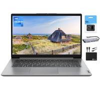 Lenovo Ideapad Laptop (2024) Business Student, 14" HD Screen, Intel Celeron N4020 Processor, 4GB RAM, 192GB (128GB eMMC+64GB SD), WiFi 6, Bluetooth,Webcam, Long Hour Battery, Win 11S+MarxsolAccessory