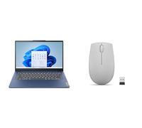 Lenovo IdeaPad Slim 3 | 14 inch Full HD Laptop | Intel Core i5-12450H| 16GB RAM | 512GB SSD |Windows 11 Home | Abyss Blue & 300 Wireless Compact Mouse (Arctic Grey) with battery