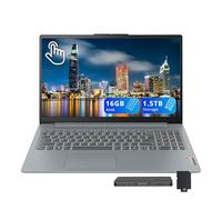 Lenovo IdeaPad Slim 3 15.6" FHD Touchscreen Laptop, AMD Ryzen 7 5825U, 16GB RAM, 1.5TB Storage(512GB SSD+1TB Docking Station Set), AMD Radeon Graphics, Numeric Keypad, Copilot, Wi-Fi 6, Win 11, Gray