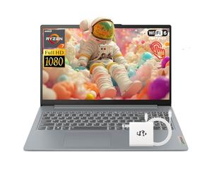 Lenovo IdeaPad Slim 3 15.6" FHD Touchscreen Laptop, AMD Ryzen 7 5825U(8-Core up to 4.50 GHz), 16GB RAM 1TB SSD, Wi-Fi 6, Privacy Webcam, Numeric Keypad, Win 11, W/Accessory, for Business and Gaming