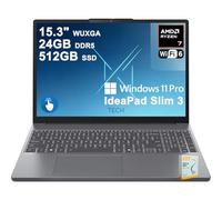 Lenovo IdeaPad Slim 3 Business Laptop | 15.3" WUXGA IPS Anti-Glare Touchscreen | AMD 8-core Ryzen 7 170 | 24GB DDR5 512GB SSD | Type-C Privacy Camera Long-Lasting Battery Win11Pro w/DLCA Accessor