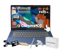 Lenovo IdeaPad Slim 3 Chromebook - 14″ FHD IPS Anti-Glare Touchscreen, for Business & Student, MediaTek Kompanio 520, 4GB RAM, 64GB eMMC, 256GB Micro SD Card, Webcam, WiFi 6, Chrome OS, Blue