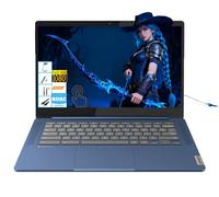 Lenovo IdeaPad Slim 3 Chromebook 14" FHD Touchscreen Laptop, MediaTek (8-Core) CPU, 4GB RAM|64GB eMMC+64GB USB Flash Drive| Chrome OS| Wi-Fi 6| SD Card Reader| Blue| for Business & Students|RK Bundle
