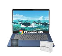 Lenovo IdeaPad Slim 3 Chromebook 14 | Student and Business | Full HD | Kompanio 520 CPU(8-core) | Long Battery Life (up to 13.5 Hours) | 256GB Micro SD Card | 4GB Memory | 64GB eMMC | Abyss Blue
