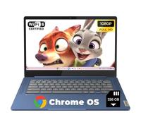 Lenovo IdeaPad Slim 3 Chromebook for Student Business - w/256GB Micro SD Card, 14'' Full HD Display, MediaTek Kompanio 520 CPU, Wi-Fi 6, Webcam, Chrome OS, Abyss Blue(4GB RAM | 64GB eMMC)