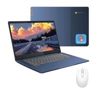 Lenovo ideaPad Slim-3 Chromebook Laptop - 14" FHD Touch Screen for Student and Business, MediaTek 520 (8-Core), 4GB RAM, 64GB eMMC, 128GB Micro SD, 13.5H Long Battery Life, Wi-Fi 6, Webcam, Chrome OS
