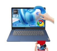 Lenovo IdeaPad Slim 3 Chromebook Laptop, 14'' FHD Touchscreen, 4GB RAM, 64GB eMMC + 256GB Micro SD, MediaTek Kompanio 520, Chromebook laptops for Business & Students, w/Accessories