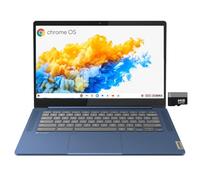 Lenovo ideaPad Slim-3 Chromebook Laptop for College Students and Business,14" FHD Touch Screen,8-Core MediaTek Kompanio 520,4GB RAM,64GB eMMC,13.5hr Long Battery Life,Alpacatec 64GB microSD Card