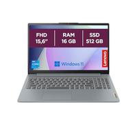 Lenovo IdeaPad Slim 3 Gen 8 Laptop 15.6" FHD Intel Core i5-13420H, 16GB RAM, 512GB SSD, Intel UHD Graphics, Wi-Fi 6, Win 11 Home, Office Trial Spanish QWERTY Keyboard - Arctic Grey