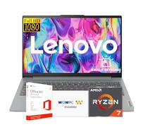 Lenovo Ideapad Slim 3 Laptop for Student & Business with Microsoft Office, Backlit Keyboard, AMD Ryzen 7 5825U (Beats Intel i9-8950HK), 15.6" FHD Display, 16GB RAM 1TB SSD, Windows 11 Pro, WOWPC USB