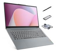 Lenovo IdeaPad Slim 3 Linux Laptop, 15.6" FHD Touchscreen Laptop, 8-Core AMD Ryzen 7 5825U, 16GB RAM, 512GB SSD, Keypad, SD Card Reader, Stylus Pen + External Portable SSD + USB Hub, Linux Ubuntu OS