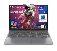 Lenovo Thinkbook 16 Ultra 7 155H Premium Laptop Computer Intel 16-Core 16" FHD 64GB DDR5 2TB SSD Arc Graphics Backlit Keyboard Thunderbolt Win 11 Pro NPU AI Experience Copilot Business Laptop AZXUT
