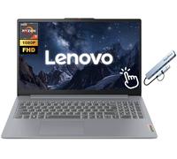 Lenovo IdeaPad Slim 3 Touchscreen Business Laptop, 15.6" FHD Laptop Computer, AMD Ryzen 7, 16GB RAM 512GB SSD, SD Card Reader, Windows 11 Home, SageNova Docking Station, Arctic Grey