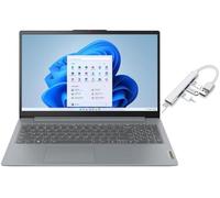 Lenovo IdeaPad Slim 3i 15.6" Full HD Laptop | Intel Core i3-N305 | Intel UHD Graphics| Copilot | Webcam| Grey | 8GB RAM | 128GB SSD |Windows 11 S |Bundle with USB 3.0 Hub