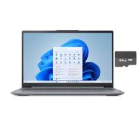 Lenovo IdeaPad Slim 3i 15.6" Laptop | Intel Processor N100 | Intel UHD Graphics | Webcam | Artic Grey | 4GB RAM DDR5 | 128GB SSD | Windows 11 S | Bundle with 64GB SD Card