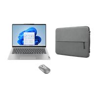 Lenovo Ideapad Slim 5 ultra 5, Lenovo 600 mouse & Sleeve Intel Core Ultra 5 125H Processor E-cores up to 3.60 GHz P-cores up to 4.50 GHz, Windows 11 Home 64, 512 GB SSD M.2 2242 PCIe Gen4 TLC - SLIM5B