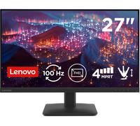 LENOVO L27-4e Full HD 27" IPS Monitor - Raven Black, Black