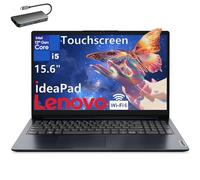Lenovo Laptop Computer, 15.6" Touchscreen FHD, Intel 10-Core i5-1334U, 16GB DDR4 RAM, 512GB PCIe SSD, WiFi 6, Bluetooth, Type-C, HDMI, Abyss Blue, Windows 11 for Home Students and Business, Type-C HUB