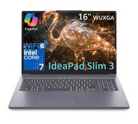 Lenovo Laptop Computer ideaPad Slim 3 for Student Home Study with Lifetime Office 365, Intel 10-Core i7-13620H, (16GB DDR5 RAM, 1TB PCIe SSD), 16" FHD+, Numeric Keypad, Ash Gray, Windows 11 Home