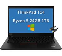 Lenovo Latest ThinkPad T14 14" FHD IPS AMD 6-Core Ryzen 5 Pro 4650U(Beat i7-1165G7), 24GB RAM, 1TB PCIe SSD, Business Laptop, Type-C, Windows 10 Pro, IST HDMI Cable